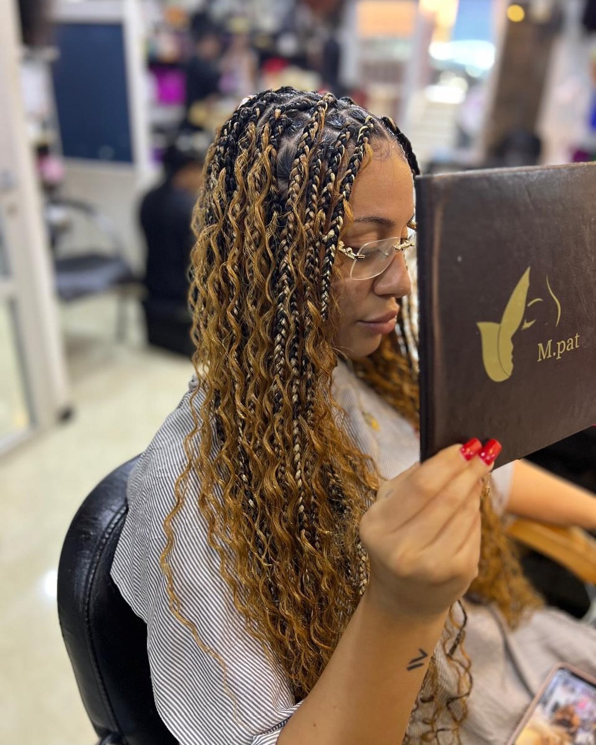 Bohemian Braids — M.PAT Coiffure Marrakech